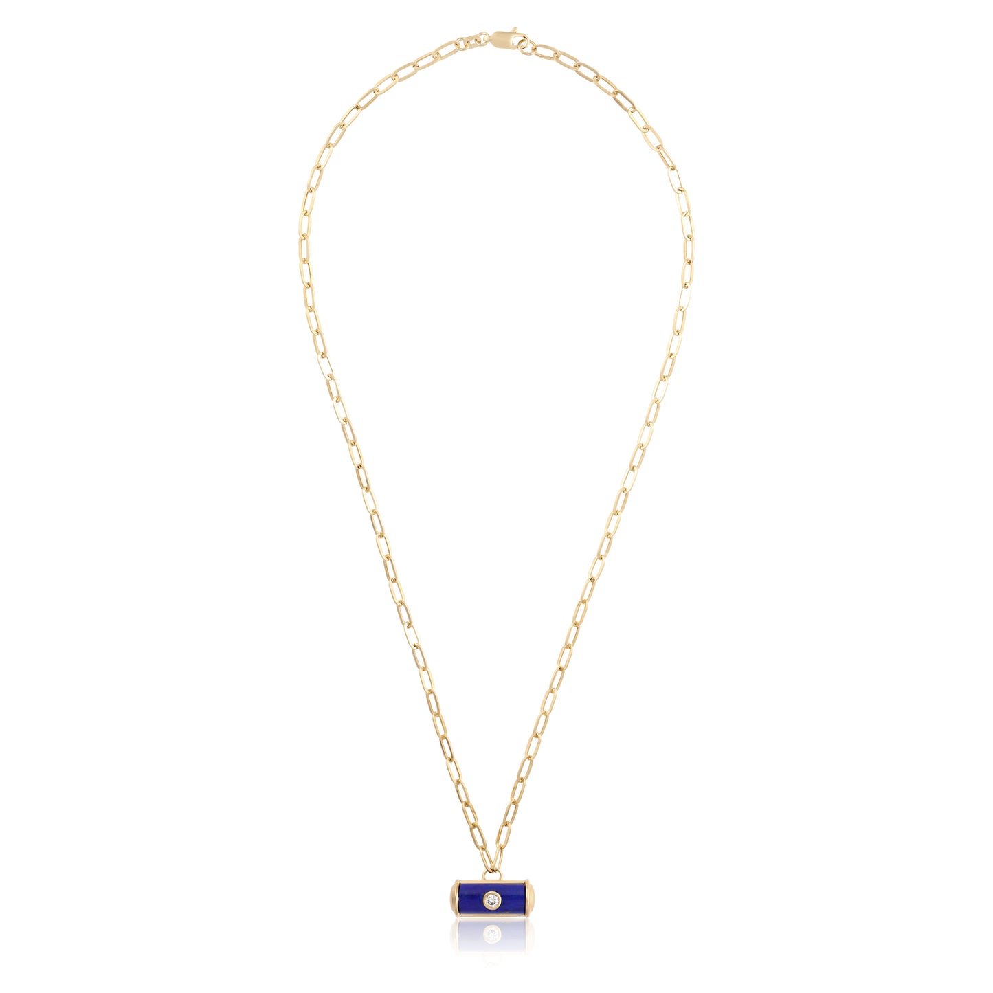 lapis lazuli spotty necklace