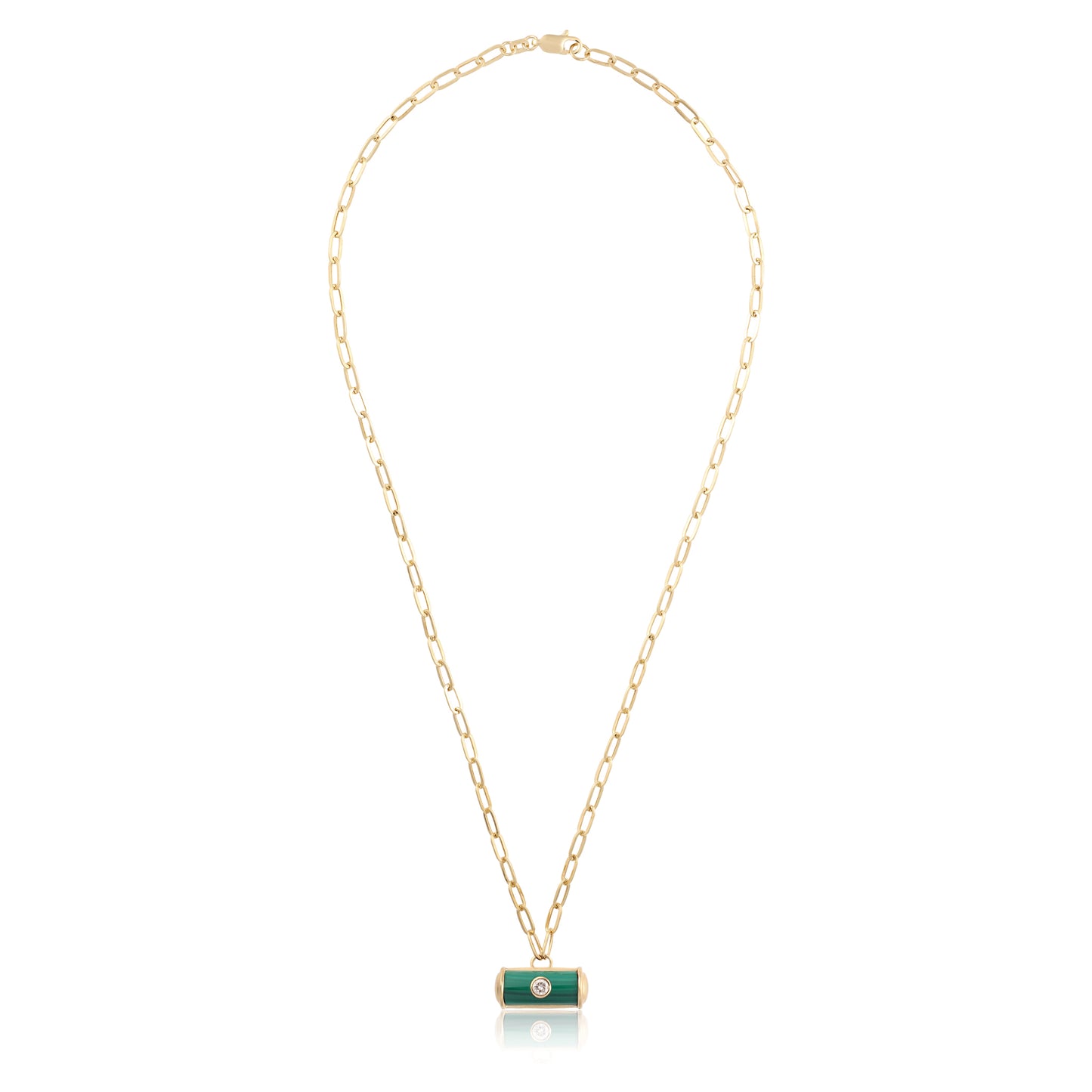 malachite spotty necklace
