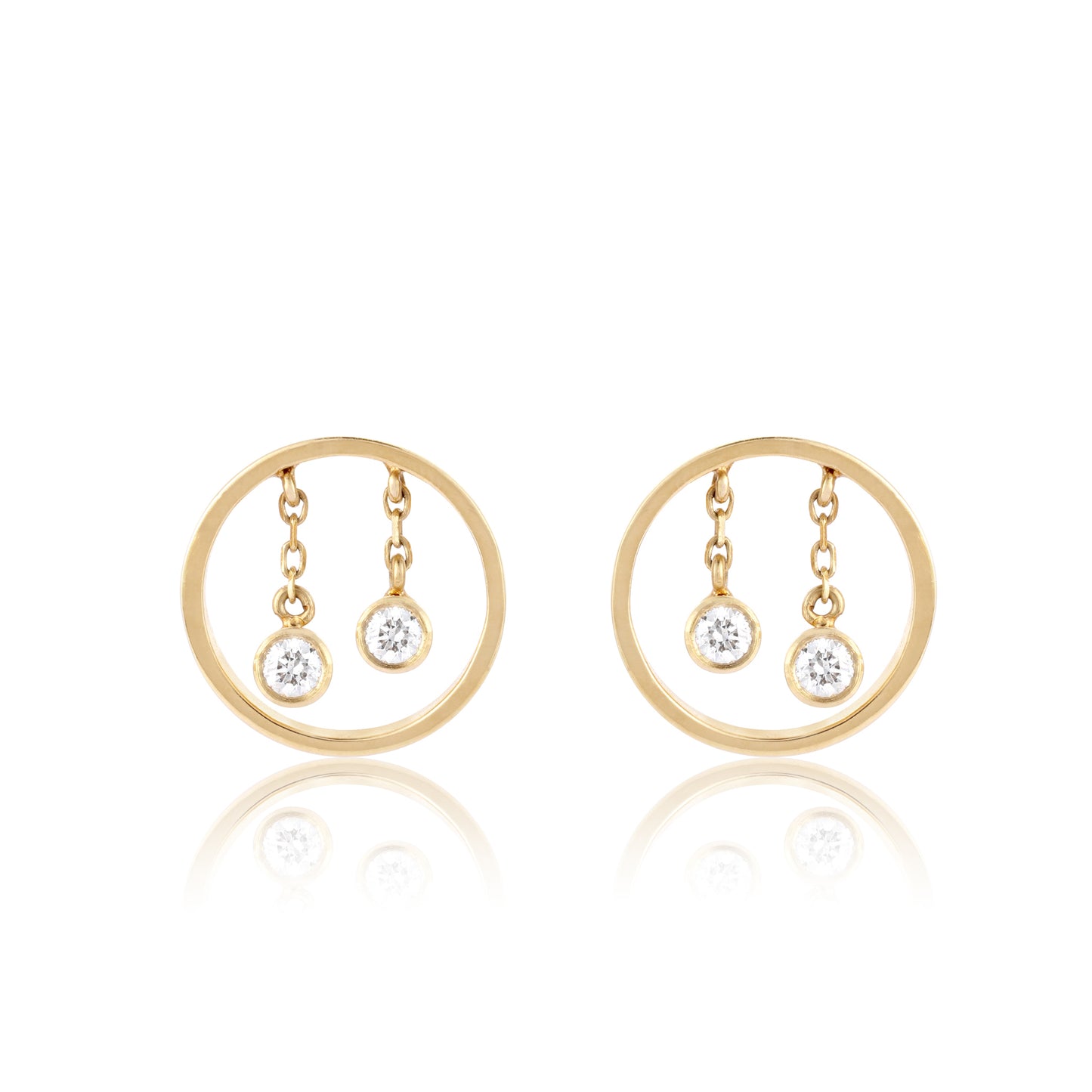 Twinkling Twin earring pair