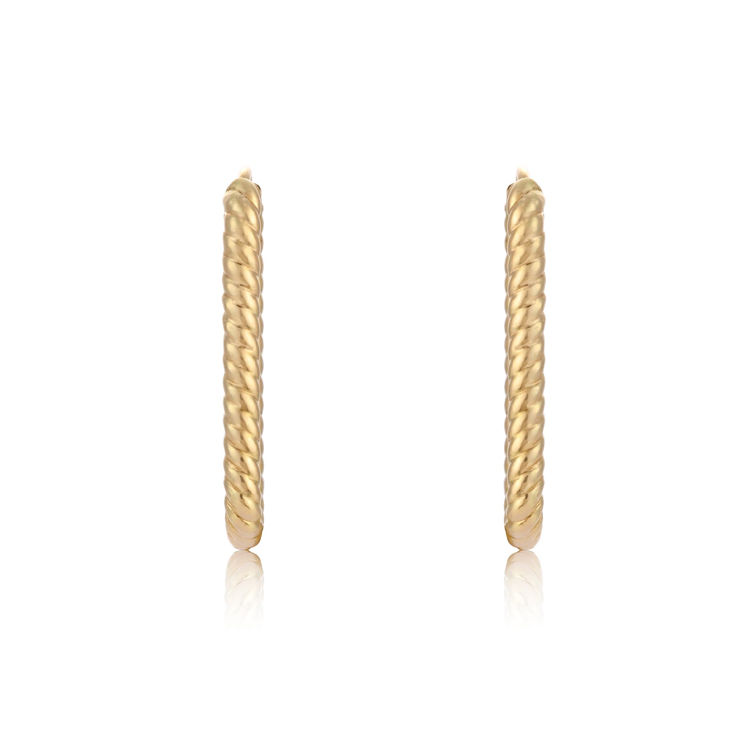 twisted earring pair